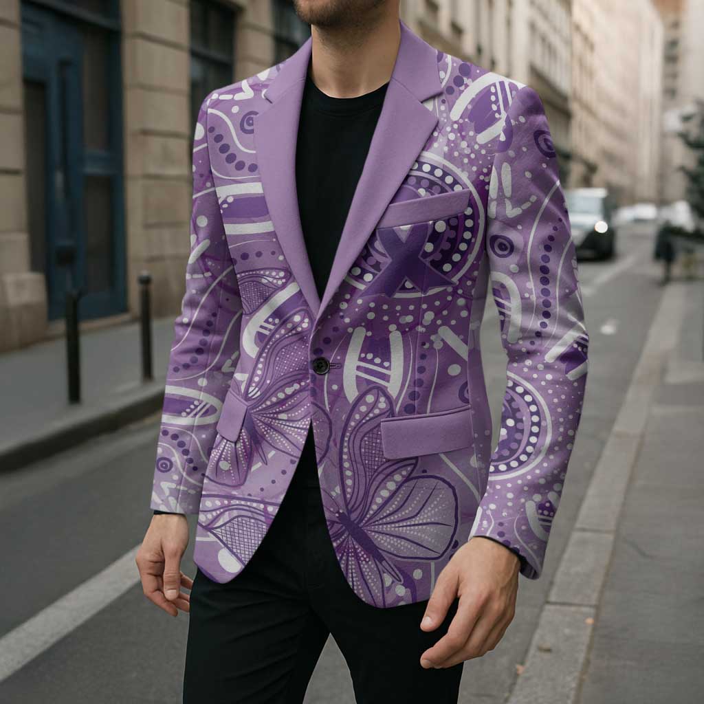 Australia Epilepsy Awareness Indigenous Blazer Butterfly Aboriginal Art - Aussie Hoodie