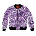 Australia Epilepsy Awareness Indigenous Bomber Jacket Butterfly Aboriginal Art - Aussie Hoodie