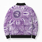 Australia Epilepsy Awareness Indigenous Bomber Puffer Jacket Butterfly Aboriginal Art - Aussie Hoodie