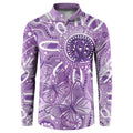 Australia Epilepsy Awareness Indigenous Button Sweatshirt Butterfly Aboriginal Art - Aussie Hoodie