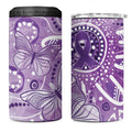Australia Epilepsy Awareness Indigenous 4 in 1 Can Cooler Tumbler Butterfly Aboriginal Art - Aussie Hoodie