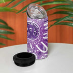 Australia Epilepsy Awareness Indigenous 4 in 1 Can Cooler Tumbler Butterfly Aboriginal Art - Aussie Hoodie