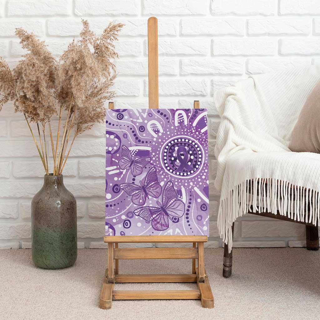 Australia Epilepsy Awareness Indigenous Canvas Wall Art Butterfly Aboriginal Art - Aussie Hoodie