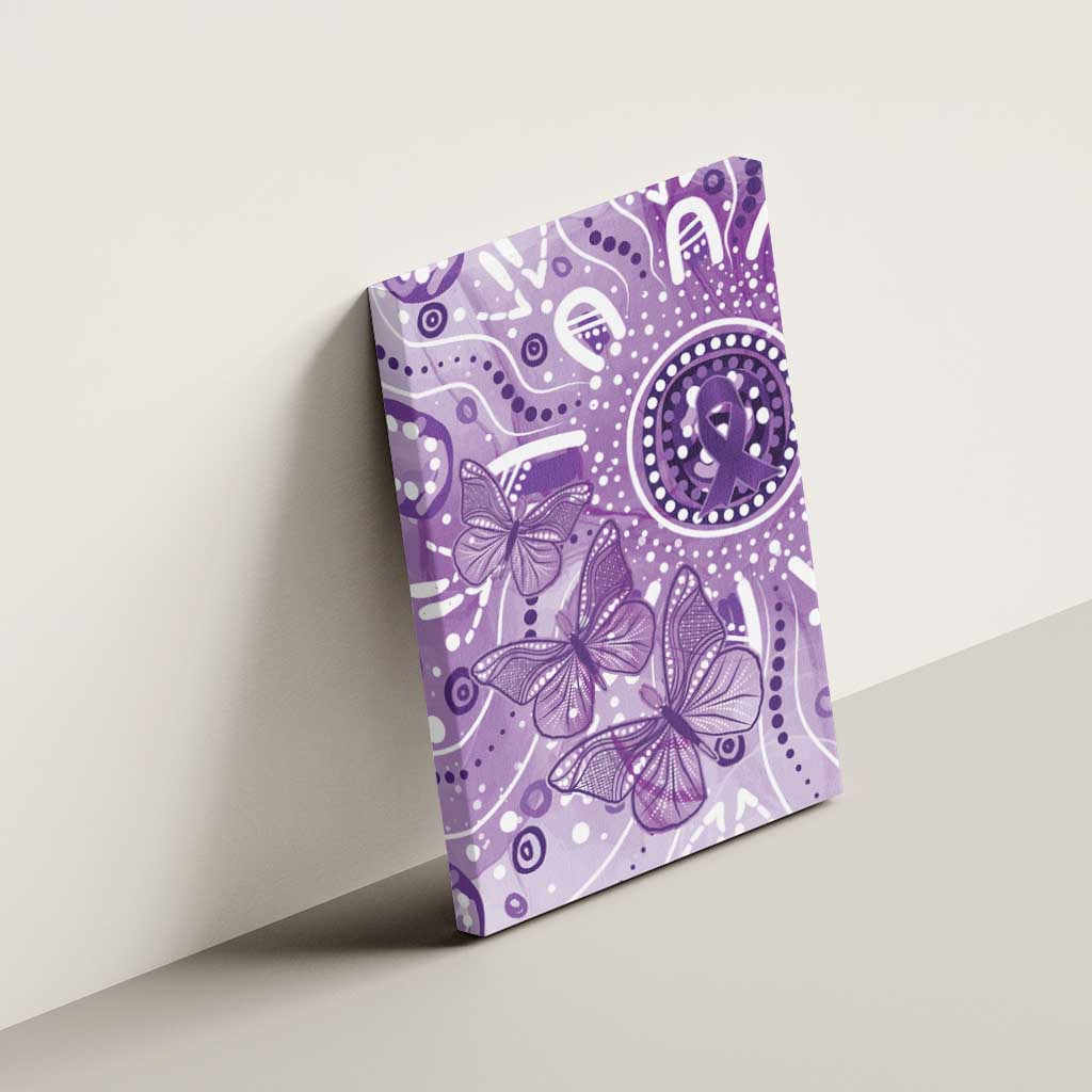 Australia Epilepsy Awareness Indigenous Canvas Wall Art Butterfly Aboriginal Art - Aussie Hoodie