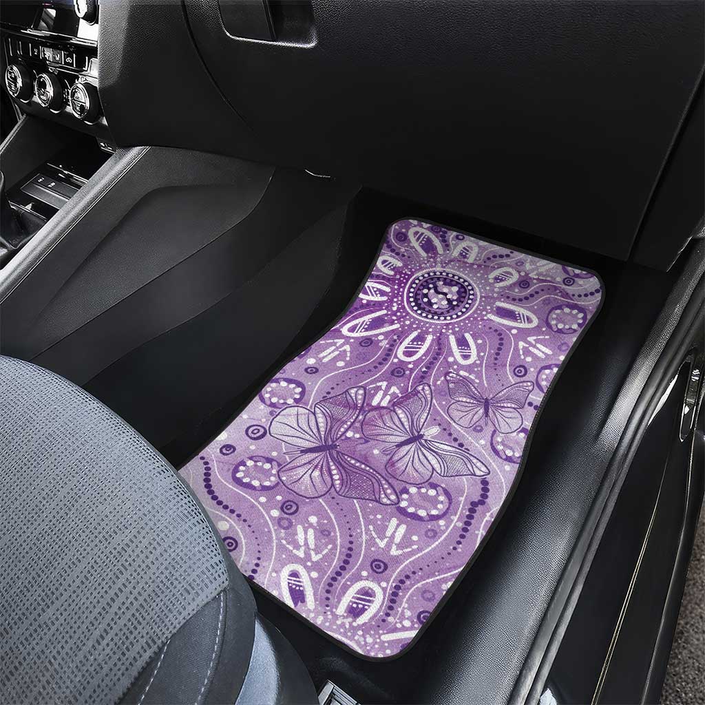 Australia Epilepsy Awareness Indigenous Car Mats Butterfly Aboriginal Art - Aussie Hoodie