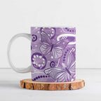 Australia Epilepsy Awareness Indigenous Ceramic Mug Butterfly Aboriginal Art - Aussie Hoodie
