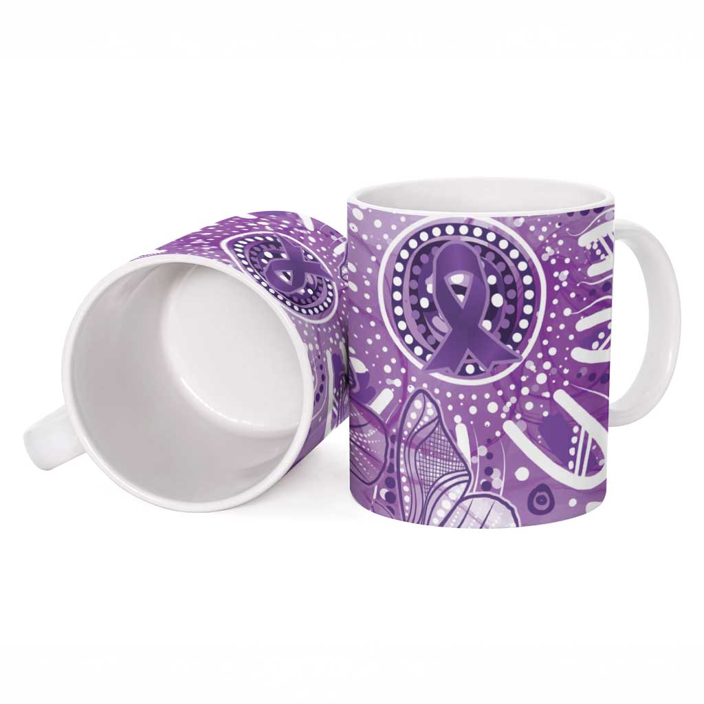 Australia Epilepsy Awareness Indigenous Ceramic Mug Butterfly Aboriginal Art - Aussie Hoodie