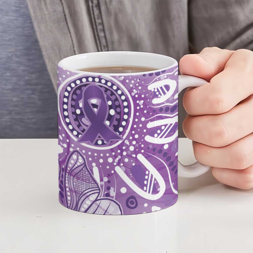 Australia Epilepsy Awareness Indigenous Ceramic Mug Butterfly Aboriginal Art - Aussie Hoodie