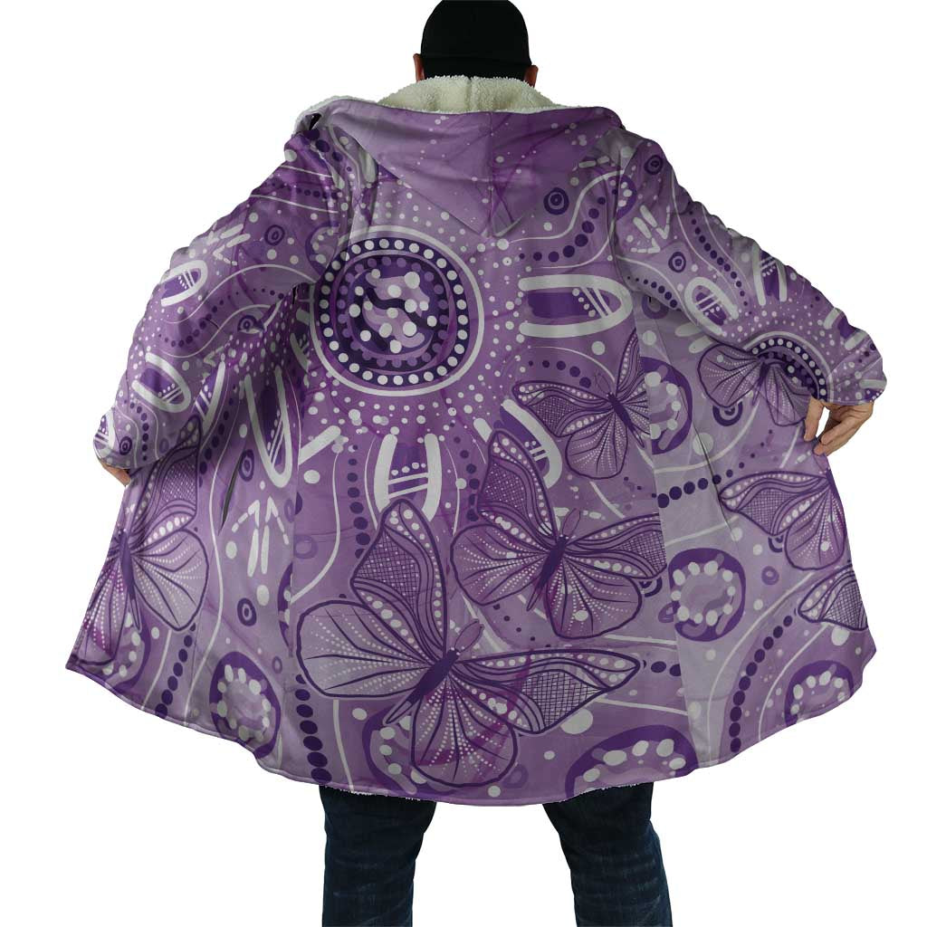 Australia Epilepsy Awareness Indigenous Cloak Butterfly Aboriginal Art - Aussie Hoodie