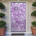 Australia Epilepsy Awareness Indigenous Door Cover Butterfly Aboriginal Art - Aussie Hoodie