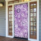 Australia Epilepsy Awareness Indigenous Door Cover Butterfly Aboriginal Art - Aussie Hoodie