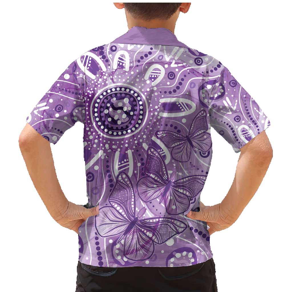 Australia Epilepsy Awareness Indigenous Family Matching Mermaid Dress and Hawaiian Shirt Butterfly Aboriginal Art - Aussie Hoodie