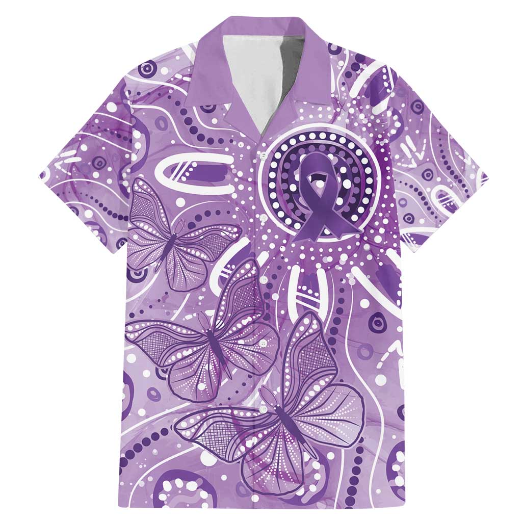 Australia Epilepsy Awareness Indigenous Family Matching Mermaid Dress and Hawaiian Shirt Butterfly Aboriginal Art - Aussie Hoodie
