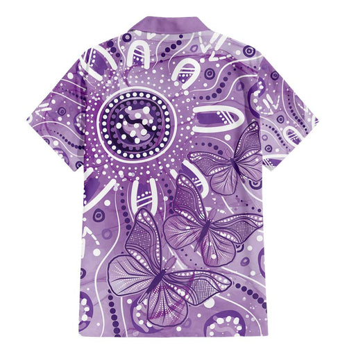 Australia Epilepsy Awareness Indigenous Family Matching Mermaid Dress and Hawaiian Shirt Butterfly Aboriginal Art - Aussie Hoodie