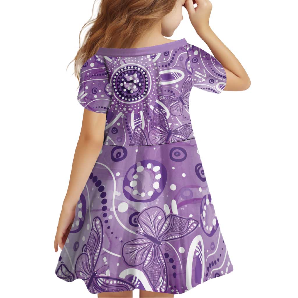 Australia Epilepsy Awareness Indigenous Family Matching Off Shoulder Maxi Dress and Hawaiian Shirt Butterfly Aboriginal Art - Aussie Hoodie