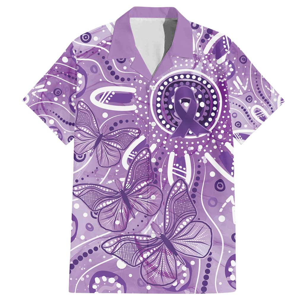 Australia Epilepsy Awareness Indigenous Family Matching Puletasi and Hawaiian Shirt Butterfly Aboriginal Art - Aussie Hoodie