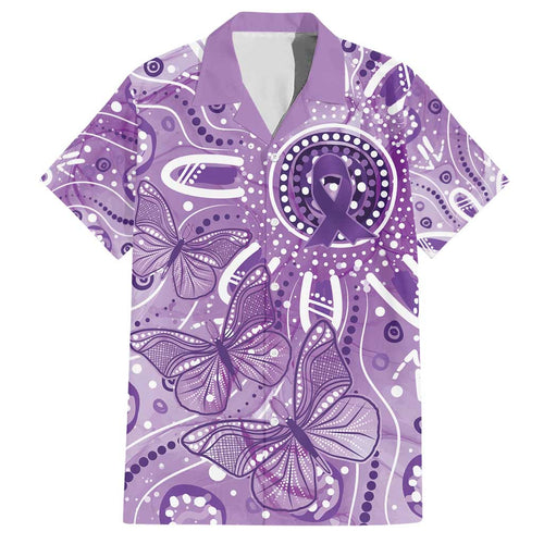 Australia Epilepsy Awareness Indigenous Family Matching Short Sleeve Bodycon Dress and Hawaiian Shirt Butterfly Aboriginal Art - Aussie Hoodie
