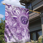 Australia Epilepsy Awareness Indigenous Garden Flag Butterfly Aboriginal Art - Aussie Hoodie