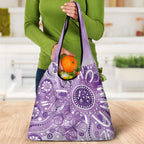 Australia Epilepsy Awareness Indigenous Grocery Bag Butterfly Aboriginal Art - Aussie Hoodie