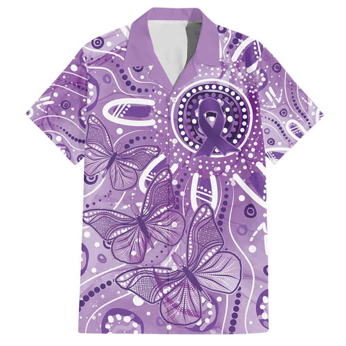 Australia Epilepsy Awareness Indigenous Hawaiian Shirt Butterfly Aboriginal Art - Aussie Hoodie