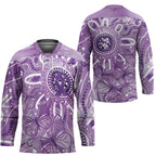 Australia Epilepsy Awareness Indigenous Hockey Jersey Butterfly Aboriginal Art - Aussie Hoodie