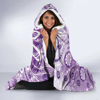 Australia Epilepsy Awareness Indigenous Hooded Blanket Butterfly Aboriginal Art - Aussie Hoodie