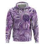 Australia Epilepsy Awareness Indigenous Hoodie Butterfly Aboriginal Art - Aussie Hoodie