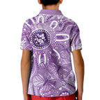 Australia Epilepsy Awareness Indigenous Kid Polo Shirt Butterfly Aboriginal Art - Aussie Hoodie