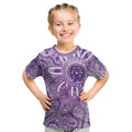 Australia Epilepsy Awareness Indigenous Kid T Shirt Butterfly Aboriginal Art - Aussie Hoodie