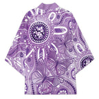 Australia Epilepsy Awareness Indigenous Kimono Butterfly Aboriginal Art - Aussie Hoodie