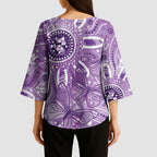 Australia Epilepsy Awareness Indigenous Kimono Sleeve Blouse Butterfly Aboriginal Art - Aussie Hoodie