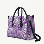 Australia Epilepsy Awareness Indigenous Leather Bag Butterfly Aboriginal Art - Aussie Hoodie
