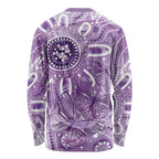 Australia Epilepsy Awareness Indigenous Long Sleeve Shirt Butterfly Aboriginal Art - Aussie Hoodie