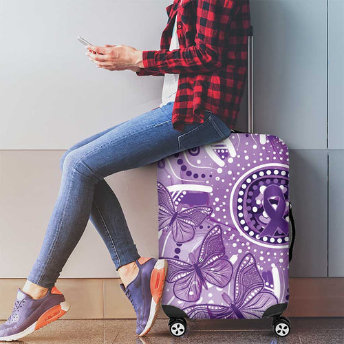 Australia Epilepsy Awareness Indigenous Luggage Cover Butterfly Aboriginal Art - Aussie Hoodie