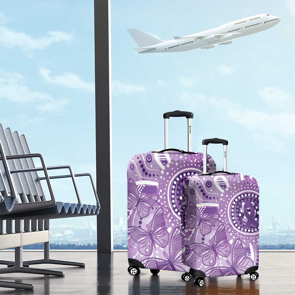 Australia Epilepsy Awareness Indigenous Luggage Cover Butterfly Aboriginal Art - Aussie Hoodie