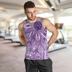 Australia Epilepsy Awareness Indigenous Men Tank Top Butterfly Aboriginal Art - Aussie Hoodie