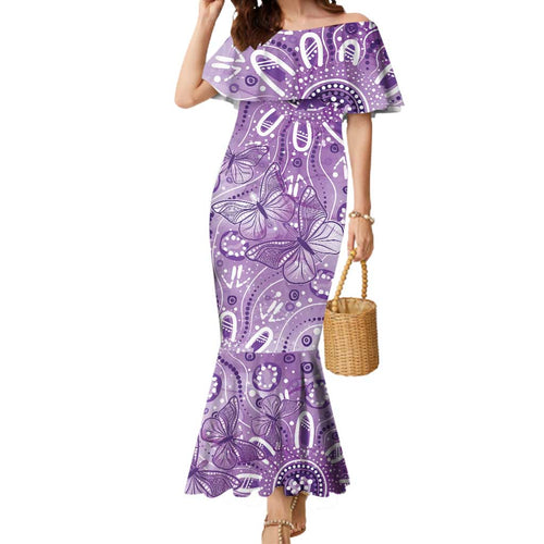 Australia Epilepsy Awareness Indigenous Mermaid Dress Butterfly Aboriginal Art - Aussie Hoodie