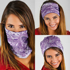 Australia Epilepsy Awareness Indigenous Neck Gaiter Butterfly Aboriginal Art - Aussie Hoodie