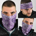 Australia Epilepsy Awareness Indigenous Neck Gaiter Butterfly Aboriginal Art - Aussie Hoodie