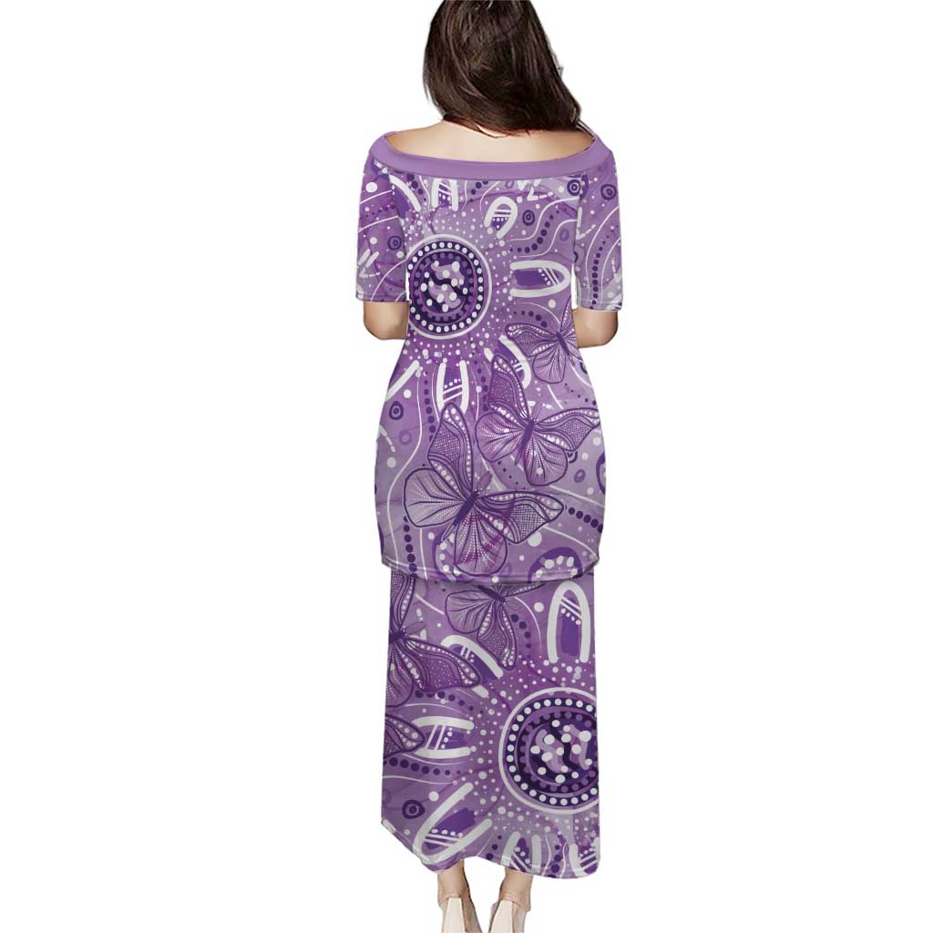 Australia Epilepsy Awareness Indigenous Puletasi Butterfly Aboriginal Art - Aussie Hoodie