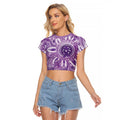 Australia Epilepsy Awareness Indigenous Raglan Cropped T Shirt Butterfly Aboriginal Art - Aussie Hoodie