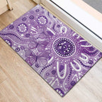 Australia Epilepsy Awareness Indigenous Rubber Doormat Butterfly Aboriginal Art - Aussie Hoodie