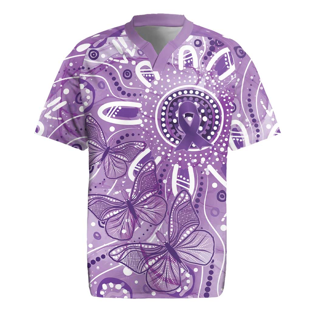 Australia Epilepsy Awareness Indigenous Rugby Jersey Butterfly Aboriginal Art - Aussie Hoodie