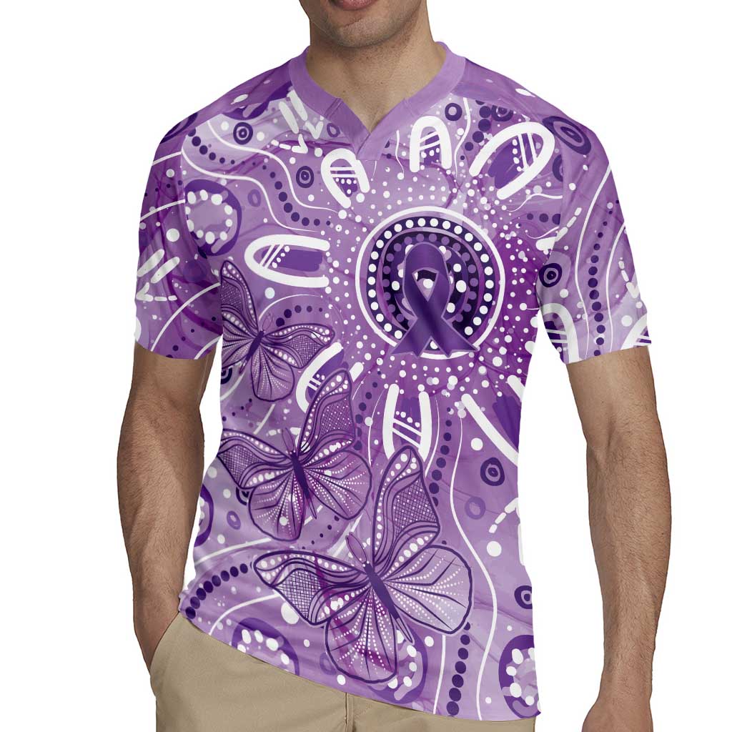 Australia Epilepsy Awareness Indigenous Rugby Jersey Butterfly Aboriginal Art - Aussie Hoodie
