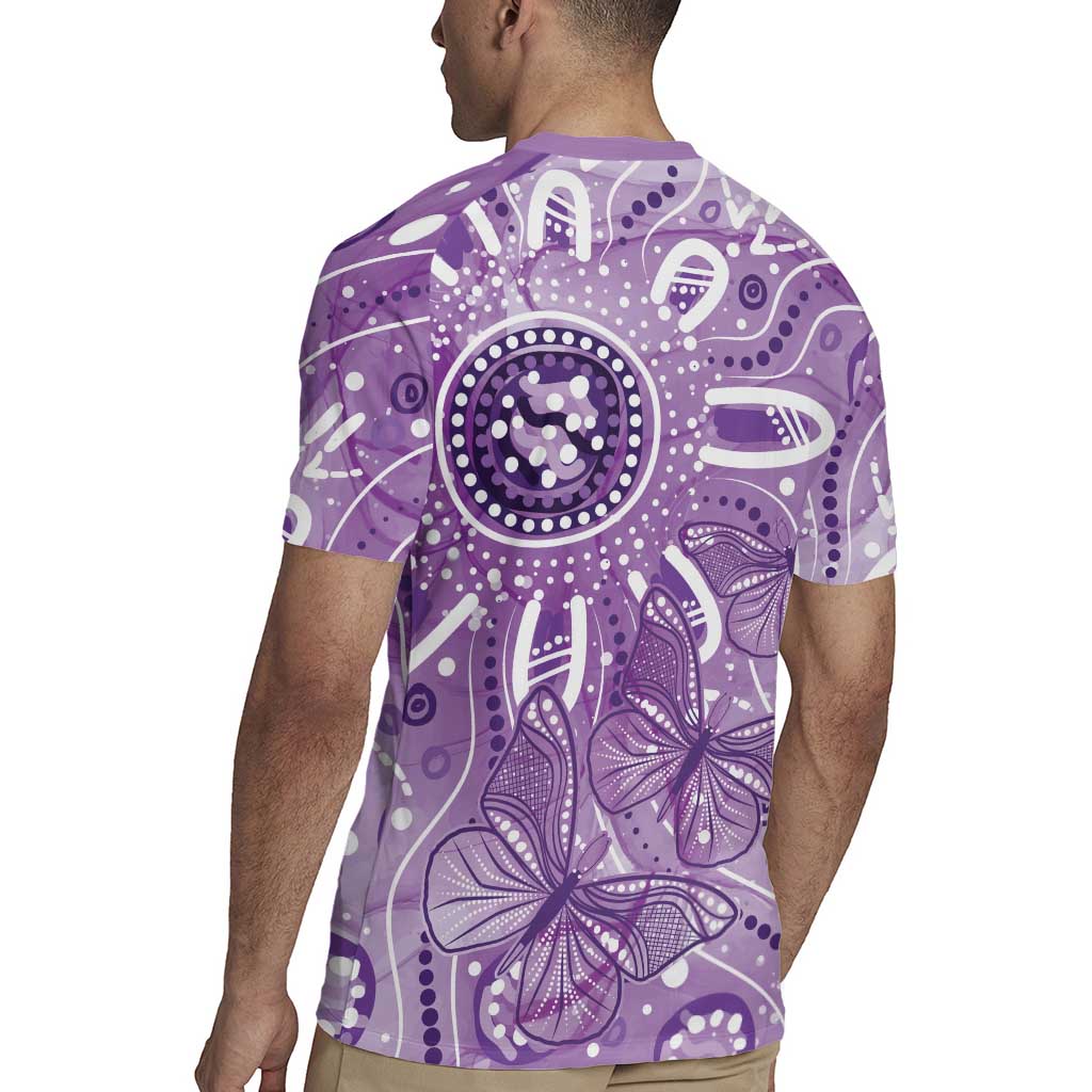Australia Epilepsy Awareness Indigenous Rugby Jersey Butterfly Aboriginal Art - Aussie Hoodie