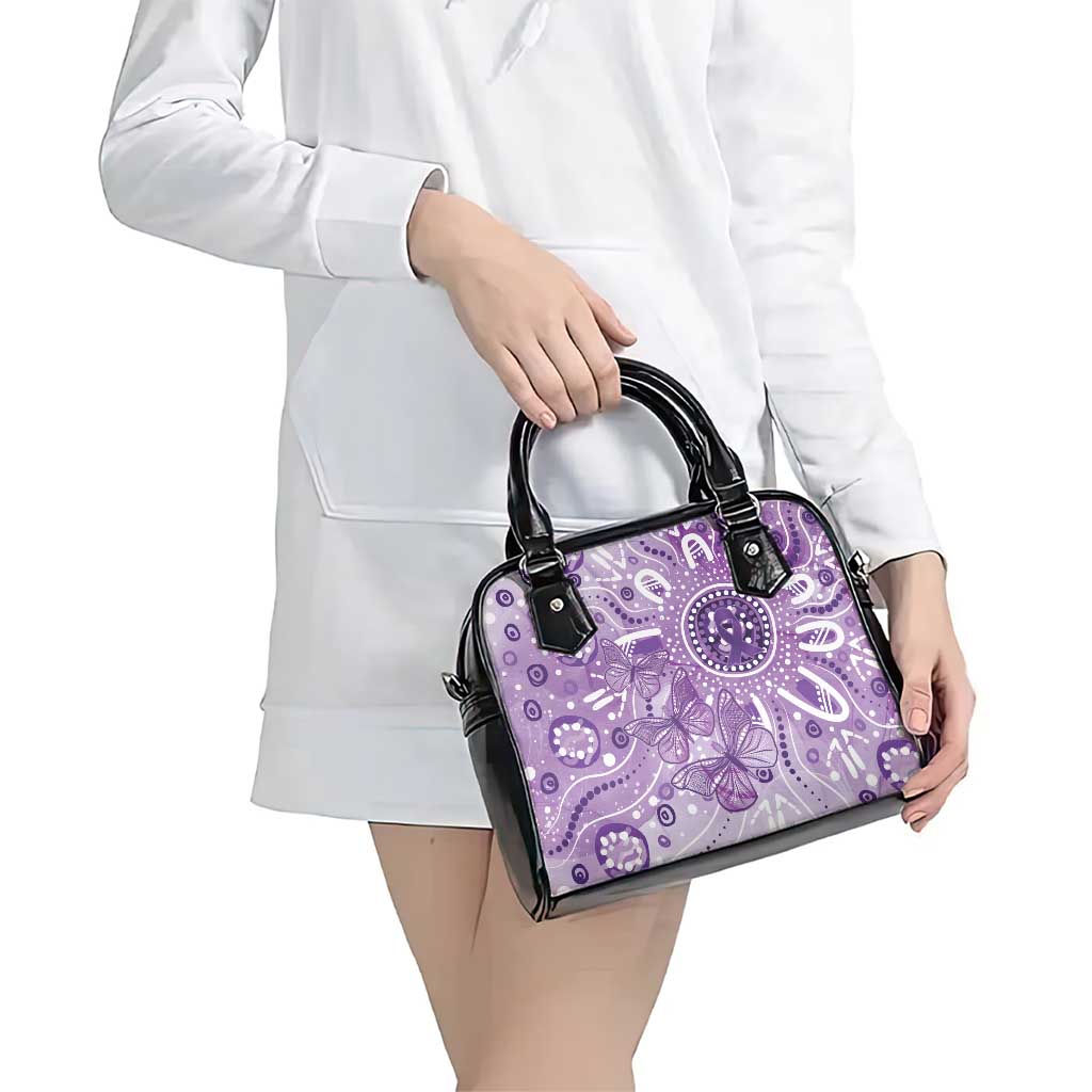 Australia Epilepsy Awareness Indigenous Shoulder Handbag Butterfly Aboriginal Art - Aussie Hoodie