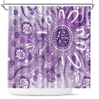 Australia Epilepsy Awareness Indigenous Shower Curtain Butterfly Aboriginal Art - Aussie Hoodie