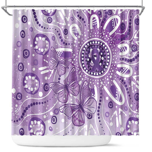 Australia Epilepsy Awareness Indigenous Shower Curtain Butterfly Aboriginal Art - Aussie Hoodie
