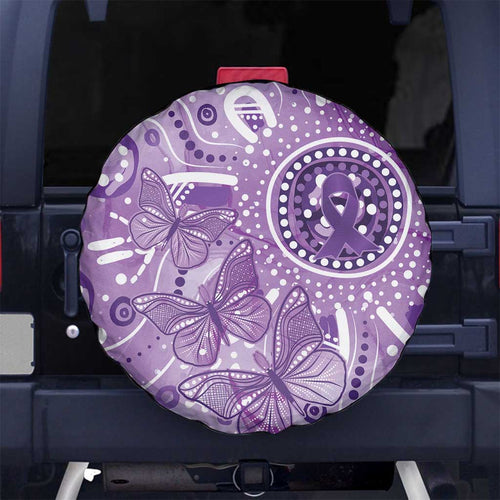 Australia Epilepsy Awareness Indigenous Spare Tire Cover Butterfly Aboriginal Art - Aussie Hoodie