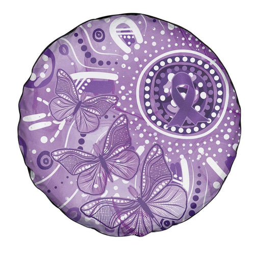 Australia Epilepsy Awareness Indigenous Spare Tire Cover Butterfly Aboriginal Art - Aussie Hoodie